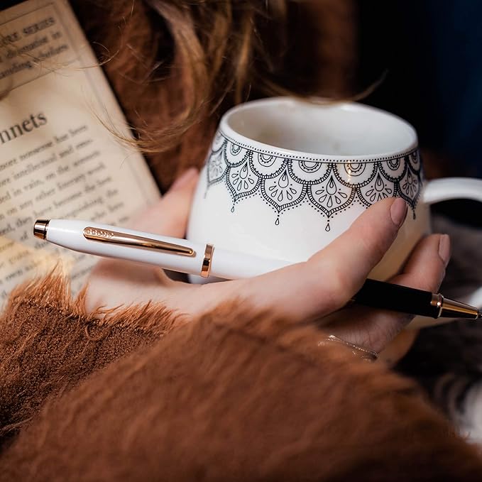 Cross Century II Refillable Ballpoint Pen Presented in a Luxury Gift Box - Medium Point, Black Ink, Brushed Gunmetal Gray