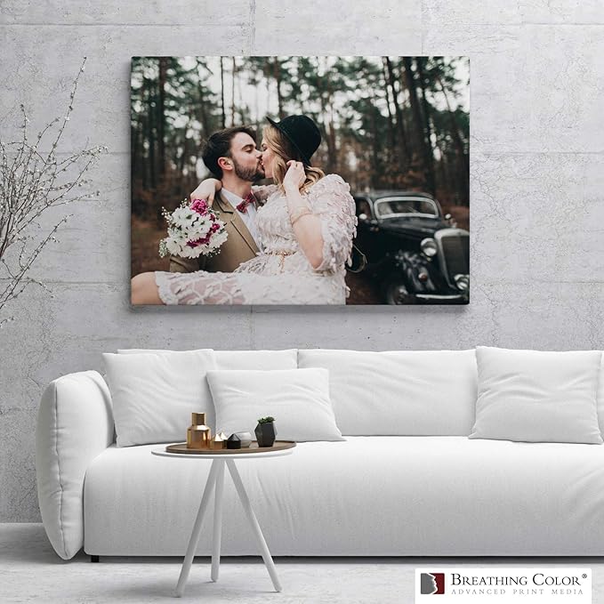 Premium Lyve Matte Canvas Paper Perfect For Use on Professional Makes and Models of Epson, Canon and HP printers preferred by Professionals. 19 mil textured Canvas offered in a 60 inch by 40 ft roll