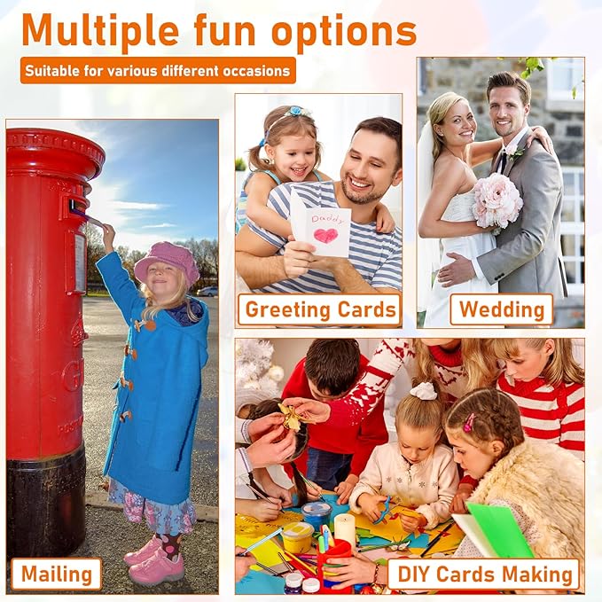 28 Sheets Cream Cardstock 8.5 x 11 Ivory Paper, 250gsm/92lb Premium Off White Paper Card Stock for Wedding Invitations, School Crafting, Memus, DIY Card Making, Graduations, Business Cards