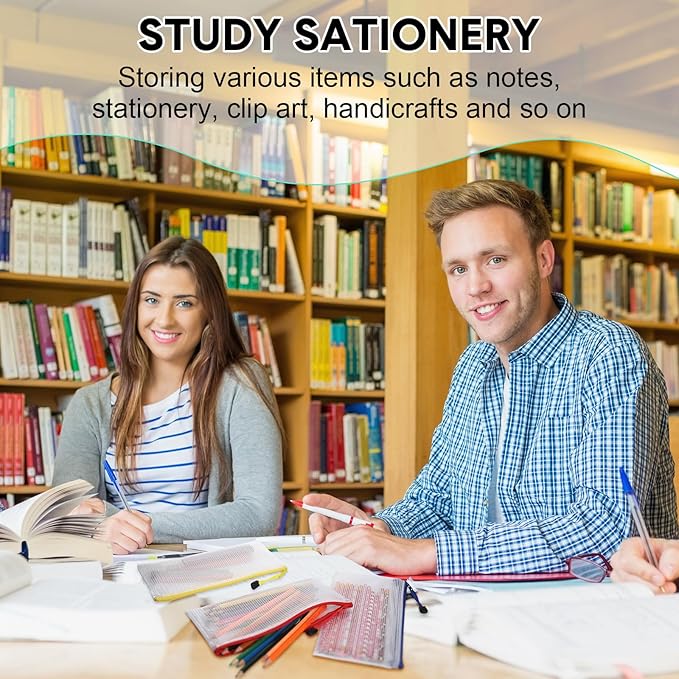 Harloon 150 Pack Pencil Pouch Bulk Gifts Operation Christmas Mesh Zipper Pencil Cases 9.5 x 4.5 Inch Small Clear Holder Storage Multipurpose Cosmetics Toiletry Bags for Office Bill Travel(10 Colors)