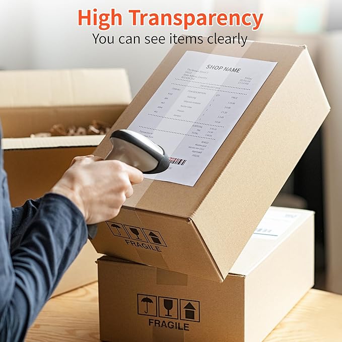 JARLINK 24 Rolls Clear Packing Tape with 4 Dispensers, Heavy Duty Packaging Tape Refills for Shipping Packaging Mailing, 2.7mil Thick, 1.88 inches Wide, 55 Yards Per Roll, 1320 Total Yards