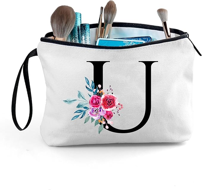 Woman Gifts - Personalized Makeup Bag With Mirror, Perfect for Moms, Sisters, or Young Women - Mothers Day Gift