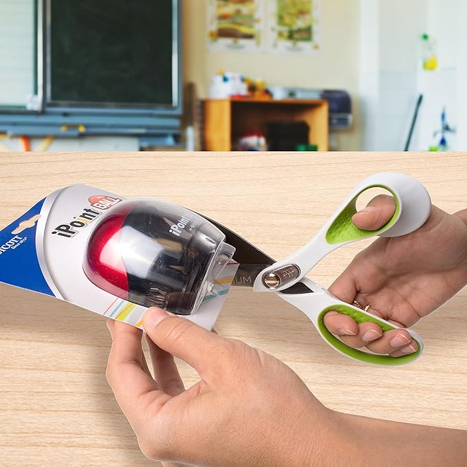 Westcott Heavy Duty CarboTitanium-Bonded 9" Bent Scissors - Durable Fabric Scissors with Ergonomic Handle and Titanium Bonding for Effortless Cutting Tasks