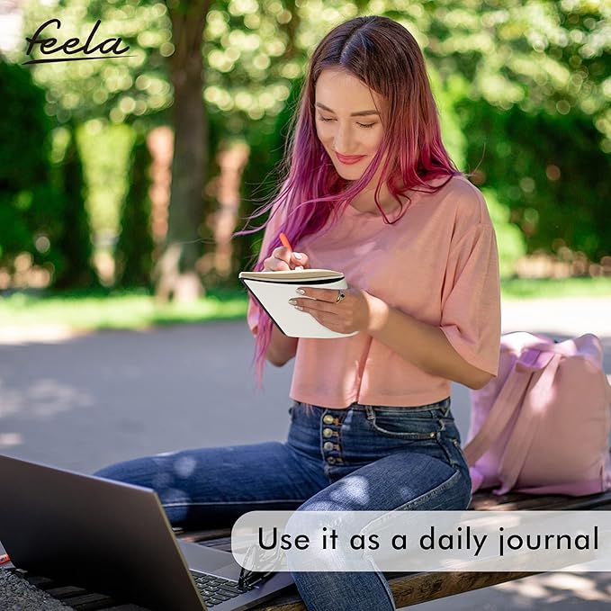 feela 36 Pack Soft Cover Journal Bulk, Lined Blank Travel Journal for Women Men Writing, Notebooks College Ruled for Work, Note Taking Notebook School Business Supplies, 8.2” x 5.5”, A5, Black