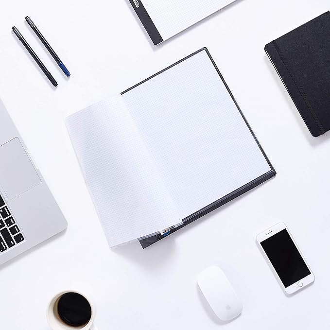 Amazon Basics Non-Glare Sheet Protector for Paper, Sturdy, with Pre-Punched Holes, Clear, 8.5 x 11 Inch, 500 Count