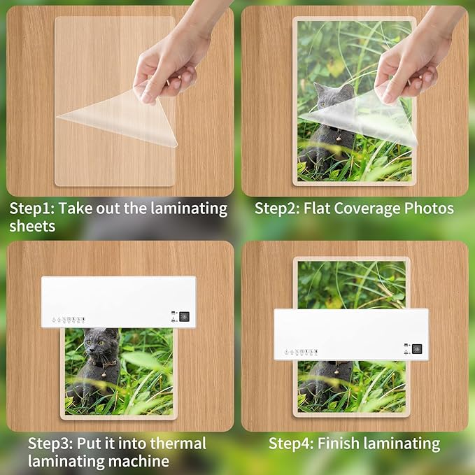 Laminating Sheets - 5Mil Thermal Laminating Pouches, 9"x11.5" Clear Laminate Sheets for Schedules, Menus, Certificates, Art Drawings, Round Corner, 1500 Pack