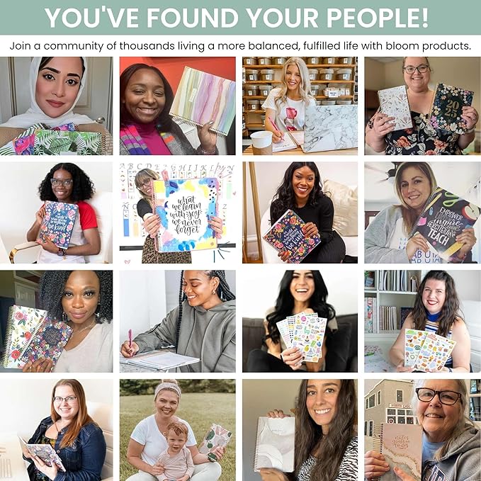 bloom daily planners 2026 Planner (January - December) Calendar Year Organizer - 5.5” x 8.25” - Weekly & Monthly Agenda Book with Stickers & Bookmark - Tan Leopard