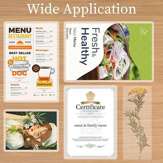 Thermal Laminating Pouches 3 mil, Clear 9 x 11.5 Inch Laminating Sheet Paper for Thermal Laminator, Holds 8.5 x 11 Inch Letter Size Sheets (2000 Pack)