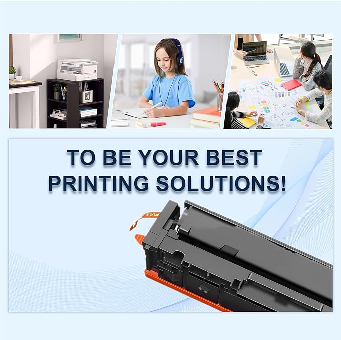 414A Toner Cartridges 4 Pack Replacement for HP Color Laserjet Pro MFP M479fdw MFP M479fdn, Enterprise MFP M454dw M454dn M480f M479 M454 Printer Ink (Black,Cyan,Magenta,Yellow)