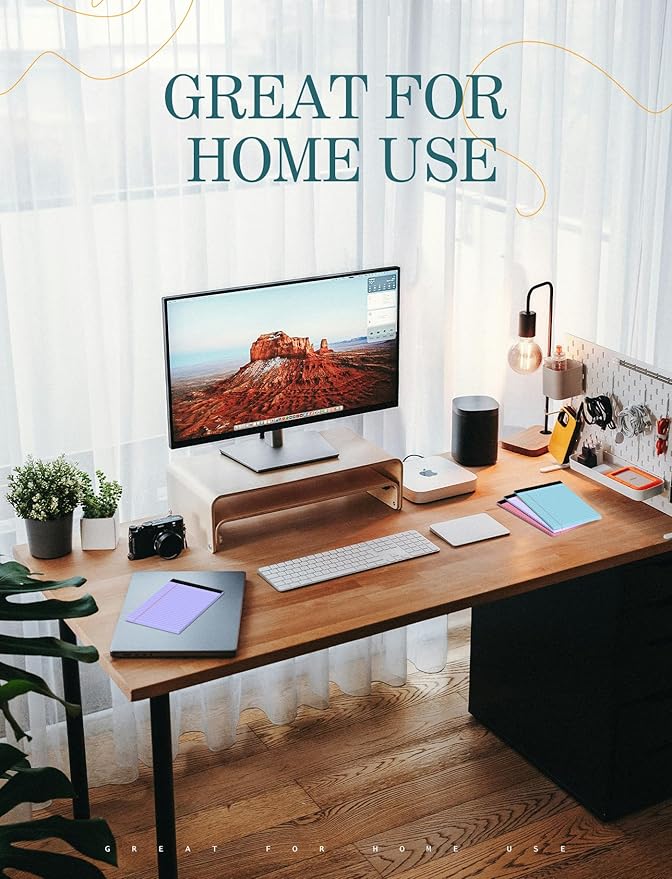 6 Pack Small Note Pads 5x8, Color Legal Pads 5x8 In, College Ruled Notepad Paper Pad with Sturdy Back, Perforated 5 x 8 Notepads Small Writing Pad Narrow Ruled Pads of Paper Notebook, Multicolor