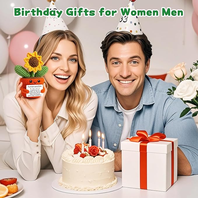 Cute Sunflower Keepsake, Inspirational Gifts for Women Best Friend, You are My Sunshine, Positive Energy Thank You Gift for Mom Daughter Sister Coworker, Cute Desk Decor