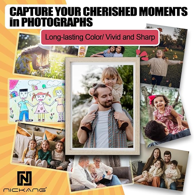 Photo Paper, Glossy Photo Paper 8.5x11, 53 LB/200 gsm, Letter Size, 100 Sheets Bulk, Photo Printer Paper, Picture Paper for Inkjet Printer