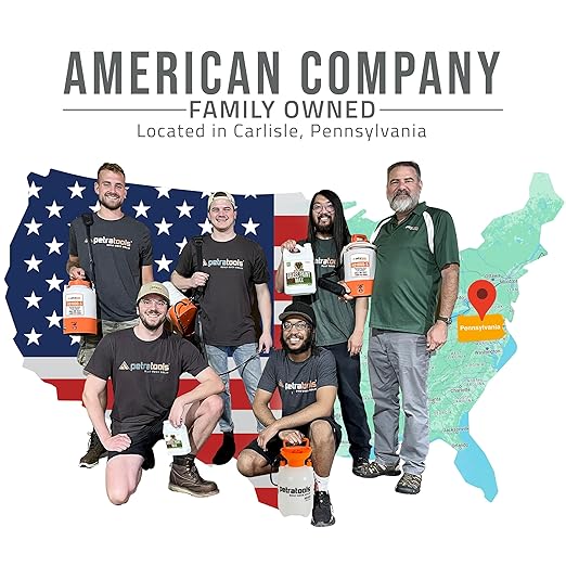 PetraMax Lockscape 64 oz Sticky Mulch Glue for Landscaping Bundle with HD101, 1 Gallon Pump Garden Sprayer for Easy Hold Landscape