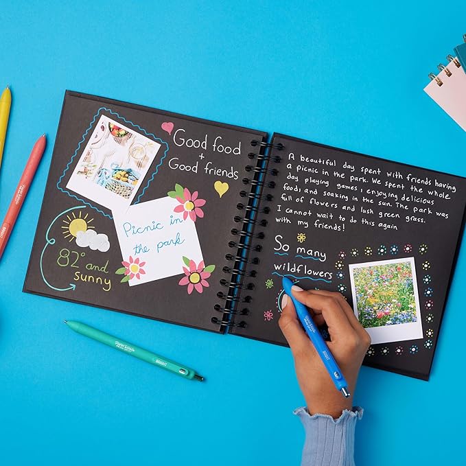 Paper Mate InkJoy Bright Pens, Gel Pens, Medium Point (0.7mm), Retractable, Assorted Brighter Colors, 10 Count