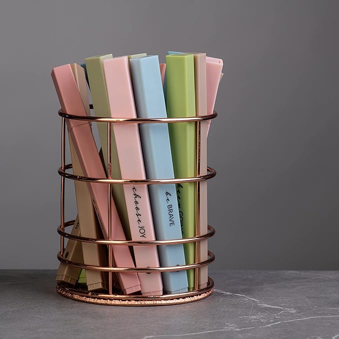 DIVERSEBEE Bible Highlighters with Soft Chisel Tip, 8 Pack Assorted Colors Pens No Bleed, Quick Dry Set, Cute Aesthetic Markers, Bible Study Journaling Supplies and Accessories (Earthy)