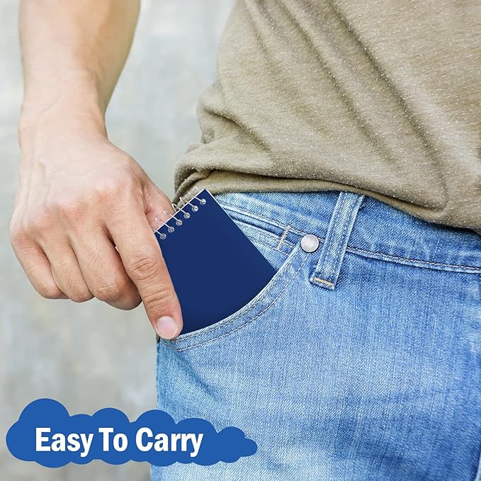 150 Pieces Spiral Memo Pads Bulk 3 x 5 Inch Small Note Pads Top Bound Lined College Ruled Paper Mini Notepad Pocket Spiral Notebooks for School Office Home Supplies, 75 Sheets (Bright Colors)