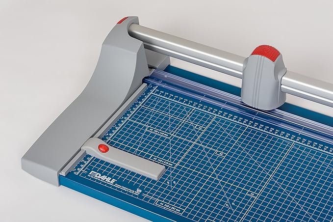 Dahle 448 Premium Rotary Trimmer, 51" Cut Length, 20 Sheet Capacity, Self-Sharpening, Automatic Clamp, German Engineered Paper Cutter