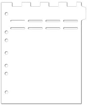 Carstens Heavy Duty Plastic Ring Binder Divider with Pull-Tab Die-Cuts, Side Tab, 1/9 Cut, Tab 1, US Letter, White, Pack of 10 (2618-01) - Ideal Medical Chart Dividers or Index Tabs for 3 Ring Binders