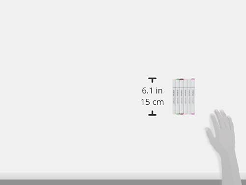 Copic Sketch Alcohol Markers, 6 Color Dual Tip Art Marker Set – Blendable Brush Tips for Drawing, Sketching, and Illustration – Professional Set for Adults/Teen Artists & Creators - Floral Favorites 1