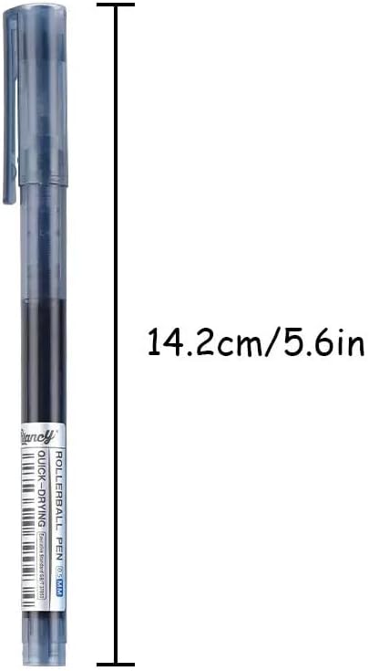 Liquid Ink Rollerball Pens 0.5mm, 12 Colors Ultra Fine Point Pen Quick Dry, Smooth Writing Cute Nurse Pens for Journaling, Note Taking, Office, School Supplies