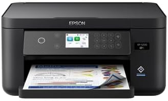 Epson Expression Home XP-5200 Wireless Color All-in-One Printer with Scan, Copy, Automatic 2-Sided Printing, Borderless Photos, 150-Sheet Paper Tray and 2.4" Color Display,Black