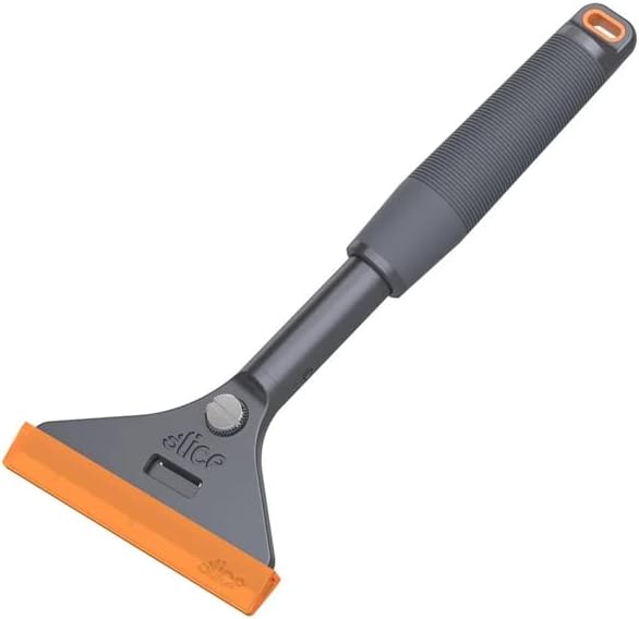 Slice 10599-CS Long-Handled Ceramic Scraper, Never Rusts, Lasts 11x as Long as Metal, Ergonomical Handle for Less Fatigue, 6 Pack