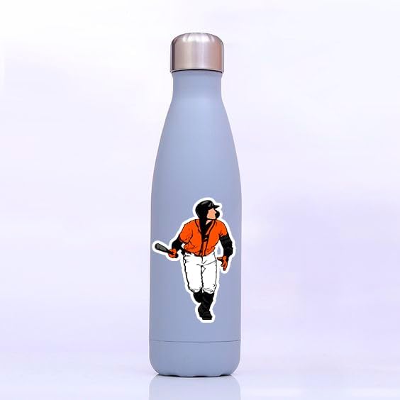 30 PCS Baltimore American Orioles Vinyl Baseball Stickers for Water Bottle, Laptop, Bicycle, Computer, Motorcycle, Travel Case, Car Decal Decoration Sticker Graffiti Decals