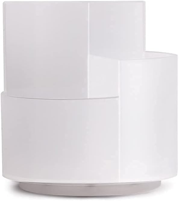 Rotating Pen Holder 3 Compartments, School Supplies Organizer for Pen, Colored Pencil, Art Brushes, Desktop Storage Box in Classroom & Art Studio, Gift for Teachers, Classmates, and Friends