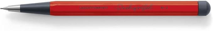 LEUCHTTURM1917 - Drehgriffel Mechanical Pencil - Refillable Writing Stylus with 0.7 mm HB Graphite Lead (Red)