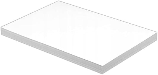 Half Letter Blank Paper, A5 100 Sheets/200 Pages Printer Paper, Unpunched, Blank Copy Paper, 100gsm, White, 5.8'' x 8.2''