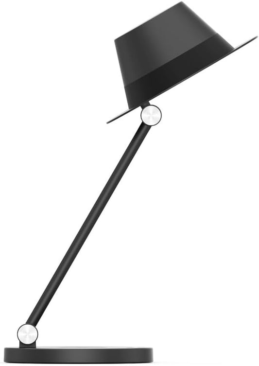 Modern Design Atmosphere Desk Lamp with 15W Wireless Charger,Dimmable Desk Light Eye Caring for Home Office, 3 Color Temperature Touch Control for Study, Reading