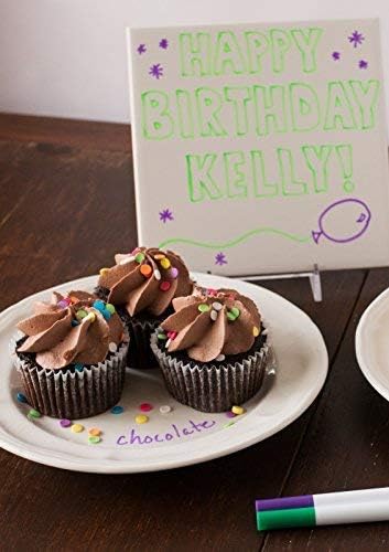 Cestari Green Liquid Chalk Marker with 2mm Fine Tip for Writing and Drawing - Erasable Chalkboard Label Paint Pen for Kitchen