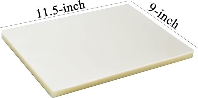 RyhamPaper Thermal Laminating Pouches, Laminating Sheets 9 x 11.5 Inches Letter Size 3 mil, 100 Pack Laminator Sheets for Sealed Document, Cards, Clear Laminated Finish, Round Corner, Waterproof