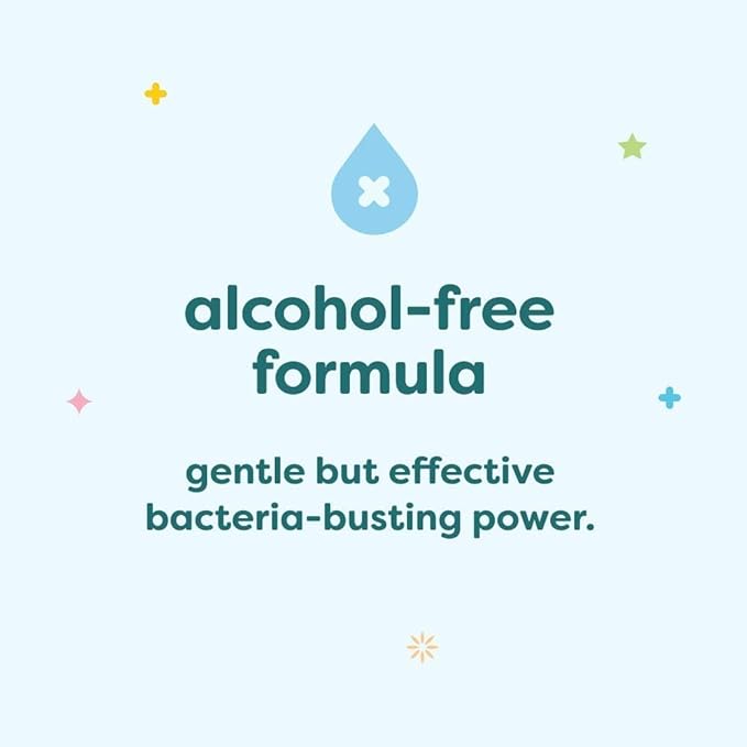 Babyganics Alcohol-Free Foaming Hand Sanitizer, Pump Bottle, Mandarin, 8.45 oz, 3 Pack