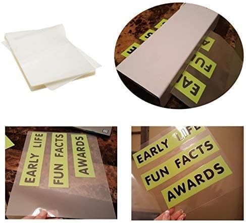 Immuson Thermal Laminating Pouches 8.9 x 11.4, 5 Mil Thickness, Crystal Clear Finish, 3000 Packs