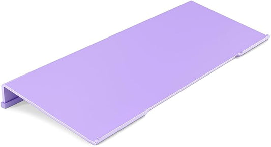Ergonomic Computer Keyboard Stand - 17 Inch Purple Acrylic Keyboard Riser for Desk Tilted Keyboard Holder Tray with Non-Slip Strip for Home Office Easy Typing & Working