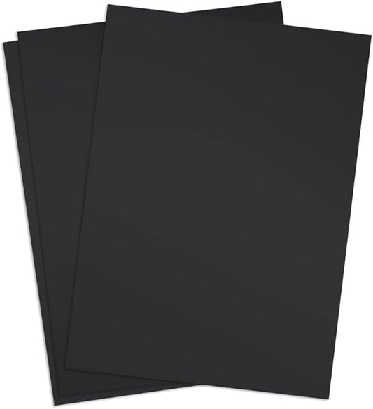 TruBind Binding Covers for Reports and Presentations - Sand-Textured Polycovers 16 Mil Thick- Letter Size - 8 1/2 inch x 11 inch - Square Corners - 50/Box (CVR16-ASBK)