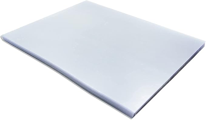 TOTiyea 200 Pack 6 Mil PVC Binding Presentation Covers, Clear Report Covers for Binding,8.5x11 Inches,Letter Size