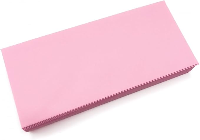 Limited Papers (TM) No. 10 Regular Standard Mailing Envelope - Pastel - Soft - 24 Pound (4.8 inch x 9.5 inch) - Announcement, Invoices, Checks, Letters, Contracts, Business Envelopes (Pink, 500)