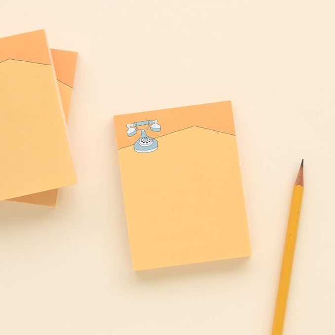 Monolike Memopad Memories design A SET - 4 Packs, 4 Different Designs, 100 Sheets Per Pad, Total 400 Sheets, Note pads, Writing pads, 3.15 x 4.17 Inches