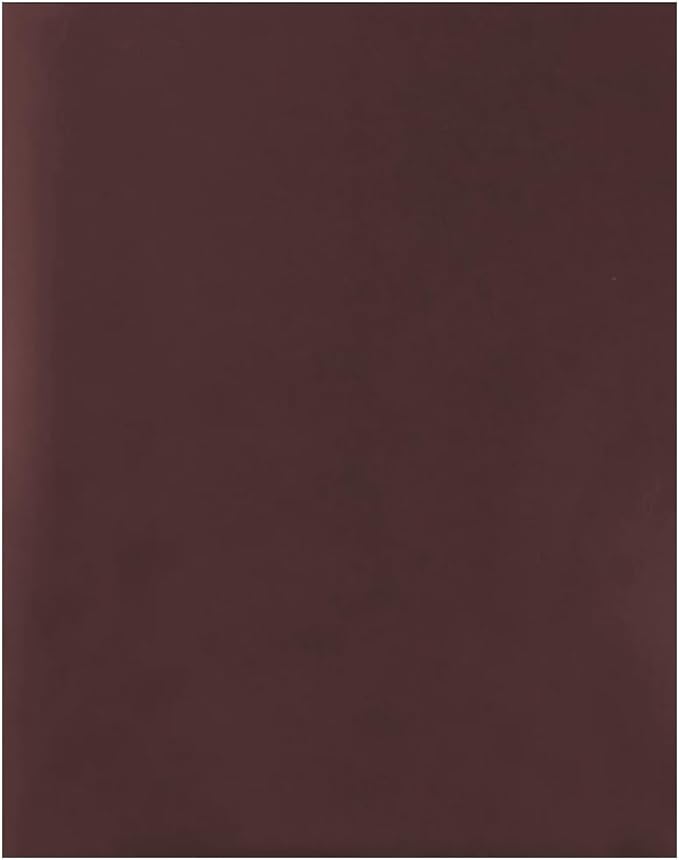 JAM PAPER Custom Printed Semi-Gloss Folders with Round Corner Pockets - Personalized Logo & Text - 10 pt C2S - Brown - 250/Pack