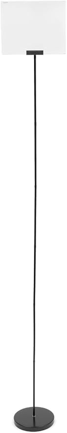 Trainers Warehouse Portable & Lightweight Pedestal Floor Stand Sign Holder for 8.5x11 signs AND BONUS 11x17 signs - 6 ft. | Easy to set up, easy to move | Collapsible | Versatile (Tall)