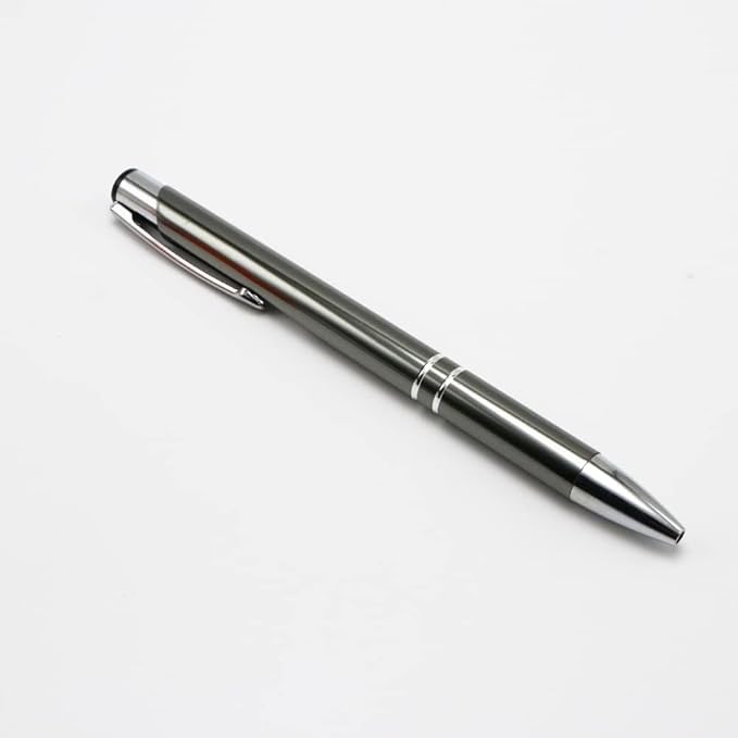 Stylish quality metal ballpoint Pens, black ink, soft writing experience (Multiple body colours (13 colours per pack))