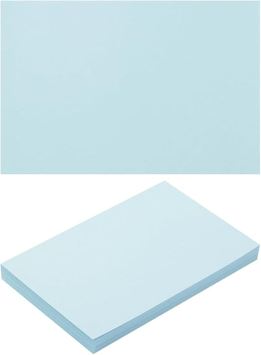 50 Sheets Blank Cardstock Paper 250 GSM Thick Heavy Cards Stock for DIY Art Projects, Card Making, Postcards, Greeting Cards, Birthday Party, Wedding Invitation (Light Blue, 5x7 inches)