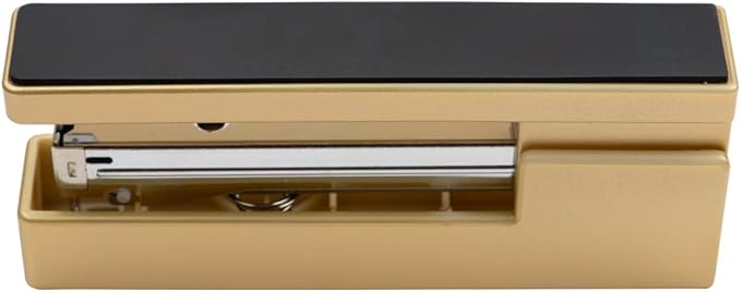JAM PAPER Modern Desk Stapler - Gold - Sold Individually