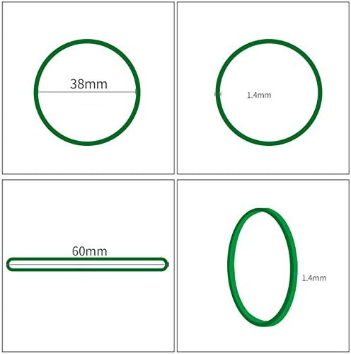 AMUU Rubber Bands 300pcs Green Small Rubber Bands for Office School Home size16 Elastic Band Office School Home Strong Elastic Band Loop Office Supplies