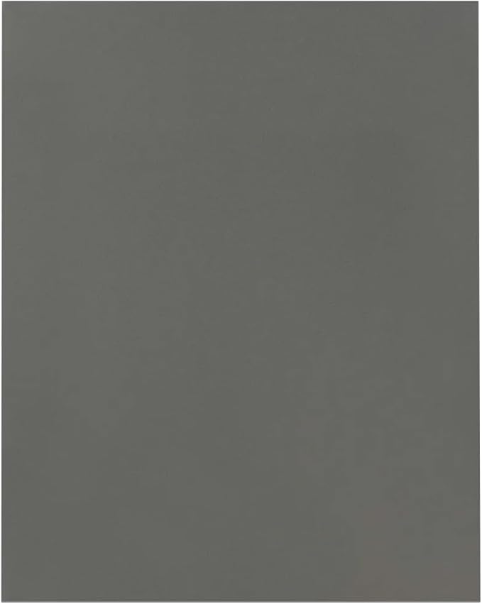 JAM PAPER Custom Printed Semi-Gloss Folders with Round Corner Pockets - Personalized Logo & Text - 10 pt C2S - Grey - 250/Pack
