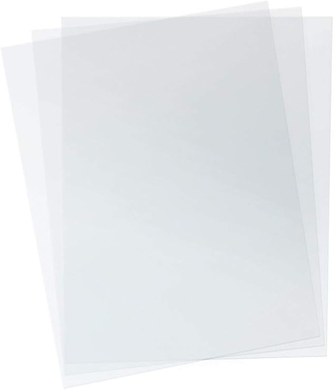 TruBind Binding Covers for Reports and Presentations - Crystal Clear PVC - 5 Mil Thick - Letter Size - 8 1/2 inch x 11 inch - Square Corners - Includes Tissue Interleaving - 100/Bx (CVR-05AST)