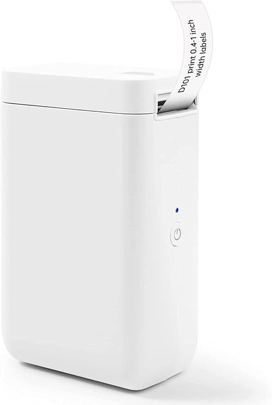 NIIMBOT Label Maker Machine D101 Label Printer Portable Wireless Connection Multiple Templates Available for Phone Easy to Use Office Home Organization USB Rechargeable