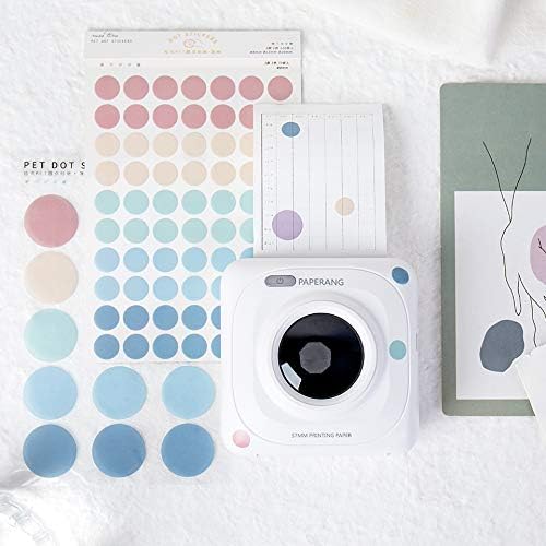 Circle Stickers -7 Pack (21sheet) Colorful Circles Stickers Pack - Translucent Color Coding Dots Labels - Assorted Color Code Sticker, for Customizing Planners to Do List Calendar